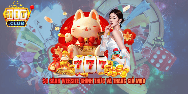 So sánh website chính thức và trang giả mạo