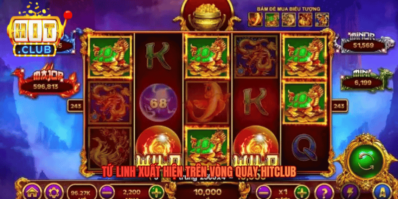 Tứ Linh xuất hiện trên vòng quay Hitclub